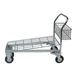 Zinc Plated All Wire Cash & Carry Nesting Trolley With Basket