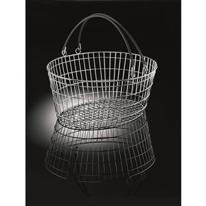 Luxury Oval Wire Shopping Basket 25 Litre 10-Pack