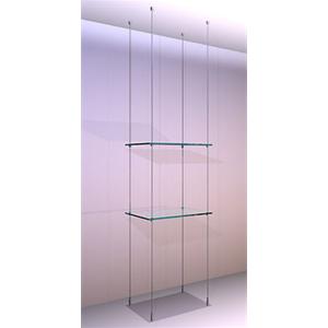 Ceiling/Floor Shelving Kit A2 Shelves x 2 High