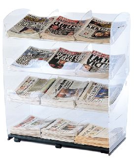 Newspaper Magazine Card Stands