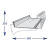 Adjustable Snacks - 350mm Shelf (to suit 400mm)