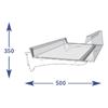 Adjustable Snacks - 450mm Shelf (to suit 500mm)