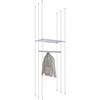 Single Hanging Rail with Shelf