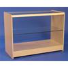 Flat Packed Full Glass Front Counter