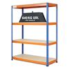 Extra Heavy Duty Warehouse Shelving 1.5m wide