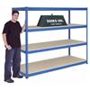 Extra Heavy Duty Warehouse Shelving 2.4m wide