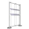 Freestanding Leaflet Display with 4 x A3 Sloping Shelves