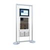 Freestanding Digital Screen / A2 Poster Holder / 2 x A4 Leaflet Dispenser