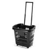 Trolley Shopping Basket Black 34 Litre 10-Pack