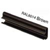 Brown PVC  Slatwall Inserts