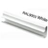 White PVC Slatwall Inserts