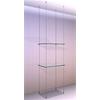 Ceiling/Floor Shelving Kit A2 Shelves x 2 High