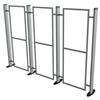 Metro Portable 3 Section Display Stand