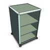 UB.032 Counter Shelf Unit (Round Profile & Knuckles)