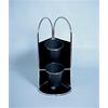 Curve Range Chrome 2 Bucket Flower Stand