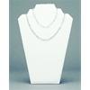 Jewellery Bust White imitiation Leather Finish