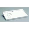 JEWELLERY DISPLAY TRAY WHITE IMITIATION LEATHER