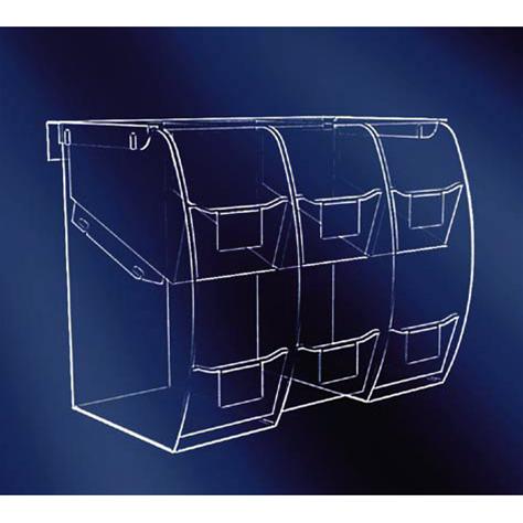 Freestanding & Good Ideas - Wrapped Sweets Single Module of 6 Bins Freestanding & Good Ideas - Wrapped Sweets Single Module of 6 Bins