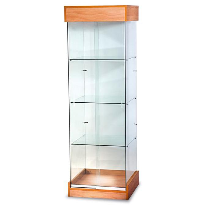 Wooden on sale glass showcase