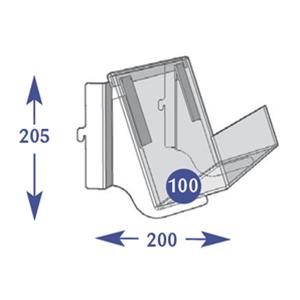 Magazine Individual Shelves - 1 Tier 100mm