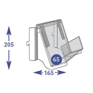 Magazine Individual Shelves - 1 Tier 65mm