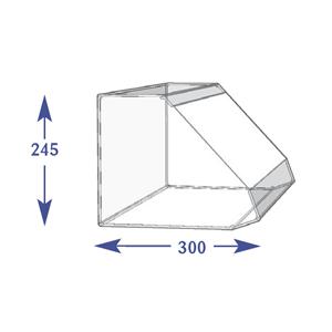 Confectionary Shelves & Crisp Bins - 300mm Snacking Bin + Dividers