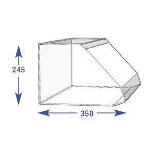 Confectionary Shelves & Crisp Bins - 350mm Snacking Bin + Dividers