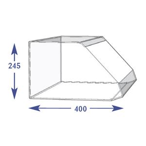 Confectionary Shelves & Crisp Bins - 400mm Snacking Bin + Dividers