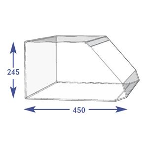 Confectionary Shelves & Crisp Bins - 450mm Snacking Bin + Dividers