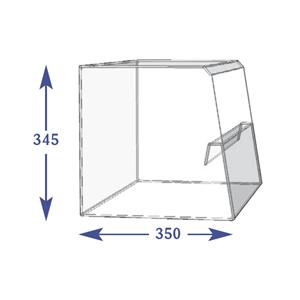 Confectionary Shelves & Crisp Bins - 350mm Snacking Bin Promotional Front + Dividers