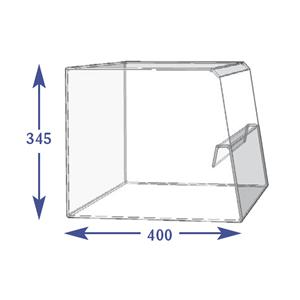 Confectionary Shelves & Crisp Bins - 400mm Snacking Bin Promotional Front + Dividers