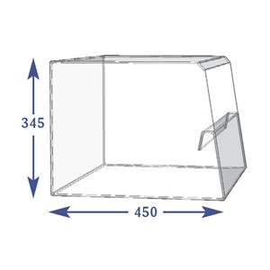 Confectionary Shelves & Crisp Bins - 450mm Snacking Bin Promotional Front + Dividers