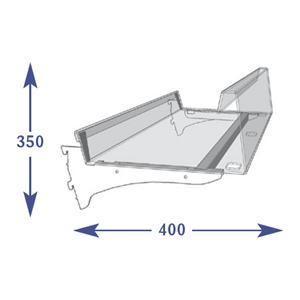 Adjustable Snacks - 350mm Shelf (to suit 400mm)