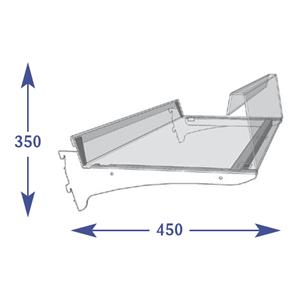 Adjustable Snacks - 400mm Shelf (to suit 450mm)