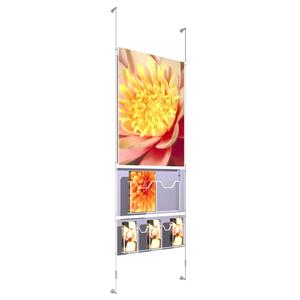 Wall Mounted Poster Kit A1 x 1 with 1 x Double A4 Dispenser and 1 x Quintuple 1/3 A4 Dispenser Wall Mounted Poster Kit A1 x 1 with 1 x Double A4 Dispenser and 1 x Quintuple 1/3 A4 Dispenser