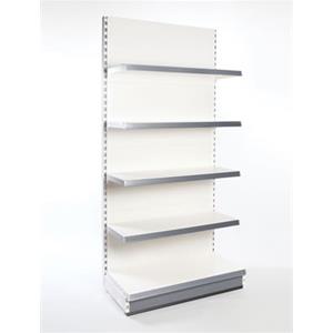  Supermarket Shelving -Single Sided Wall Bay