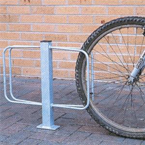 Double Sided Ground Fixed Cycle Rack