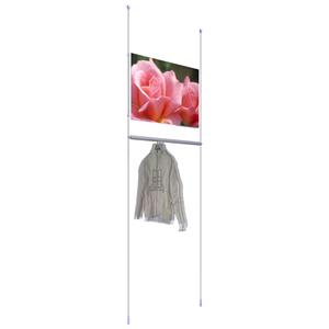 Single Hanging Rail with Picture Holder Single Hanging Rail with Picture Holder