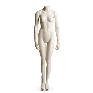 Female Headless Mannequin- Arms at Side, Legs Together