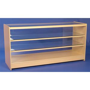 Flat Packed Full Glass Front Counter