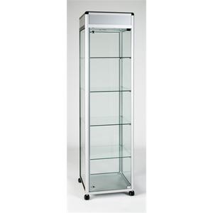 UB.011H Tower Full Display Showcase With Sign/Header Panel