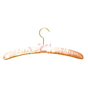 Pink Satin Covered Padded Hanger