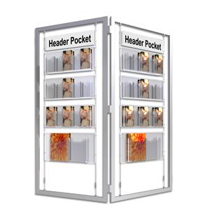 Double Sided Leaflet Display