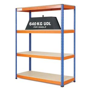 Extra Heavy Duty Warehouse Shelving 1.5m wide