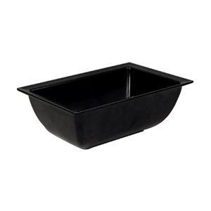 *Dover Range* Melamine Thin Rimmed Rectangular Bowl (250mm x 165mm x 90mm)