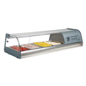 Refrigerated Topping Shelf