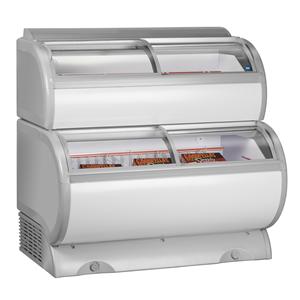 Split Level Display Freezer