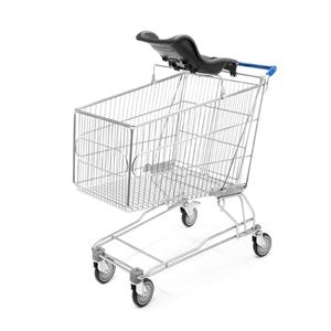 Shopping Trolley Plastic Moulded Baby Seat Shopping Trolley Plastic Moulded Baby Seat
