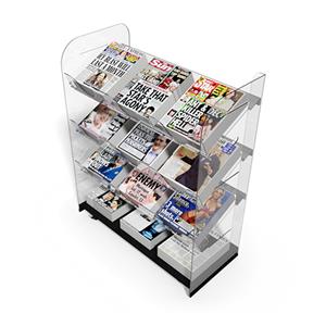 Newspaper Stands Mobile Triple Newstower