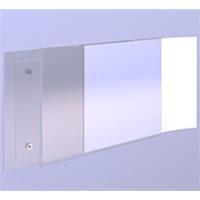 Wall Mounted Frameless Poster Holders - Landscape